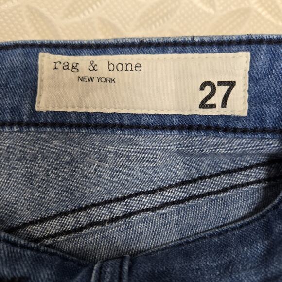 Rag & Bone Jeans Womens 27 Nina High Rise Ankle Flare Poppy Designer Cropped - Picture 5 of 11